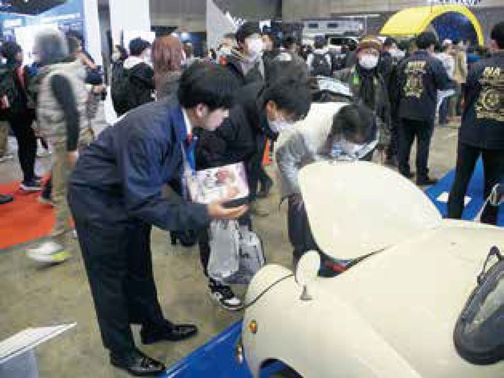 東京オートサロンでの実習