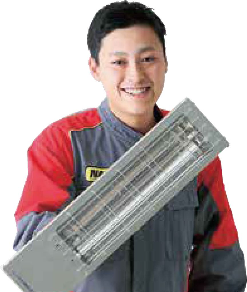 車体整備科の学生