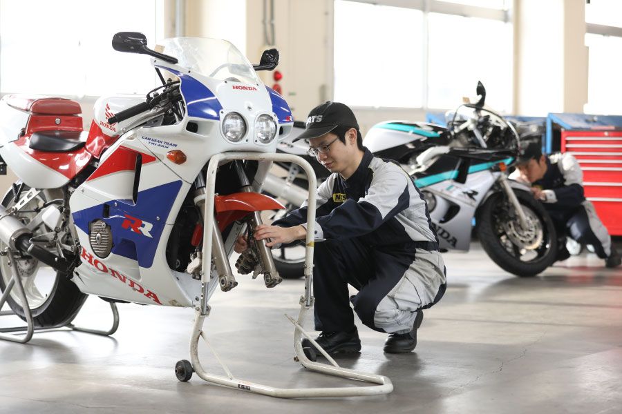 ホンダCBRを使った実習